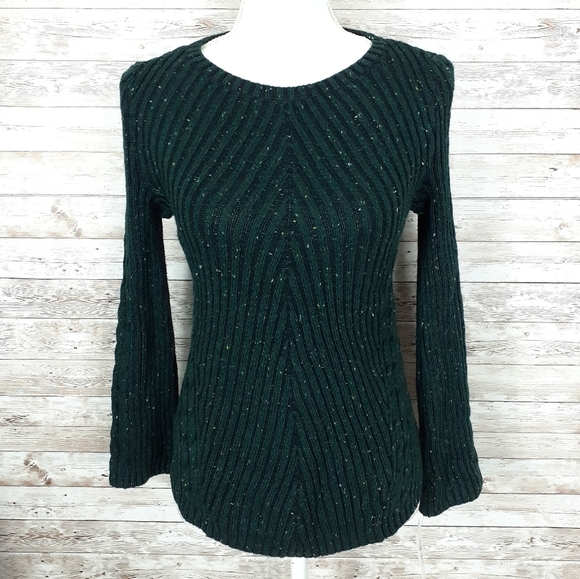 Style & Co. Sweaters - Style & Co Ribbed Sweater PP Green